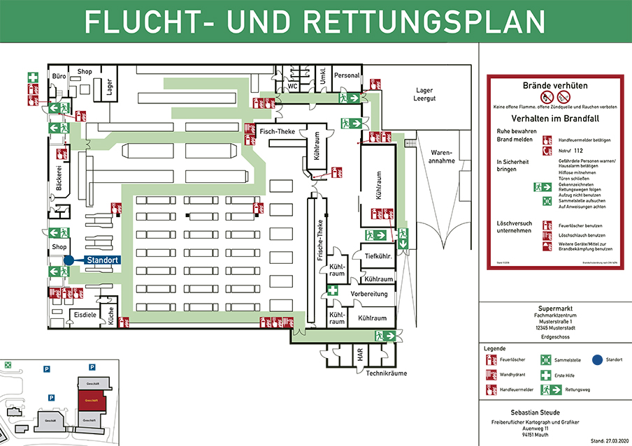 Flucht- und Rettungsplan